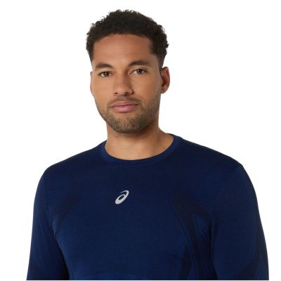 3. ASICS Road Seamless LS Top 2011D356-400 Granatowe L