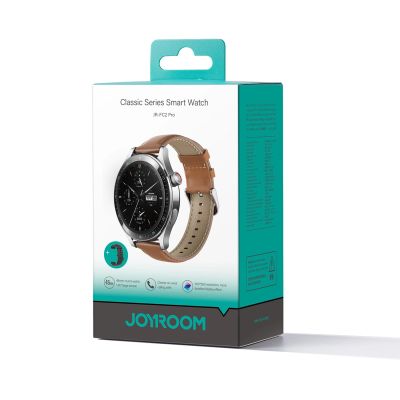 9. Smartwatch Joyroom Classic Series JR-FC2 Pro z funkcją odbierania połączeń - srebrny