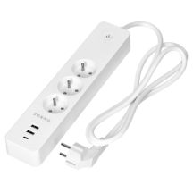 INTELIGENTNA LISTWA ZASILAJĄCA OR-SH-17520/W (3 GNIAZDA + 2 USB + 1 USB-C) 1.8 m ORNO