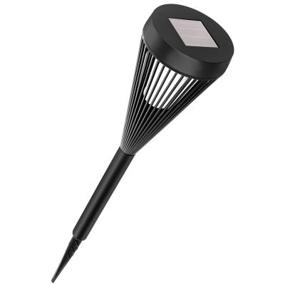 3. LAMPA POCHODNIA SOLARNA 2W1 EFEKT PŁOMIENIA 12 LED