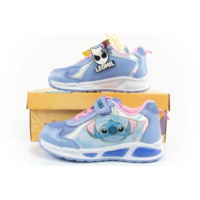 19. Leomil Stitch buty sportowe dziecięce sneakersy lekkie na rzep LED