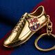 3. FC Barcelona brelok oryginalny na licencji w kształcie złotego piłkarskiego buta B7084
