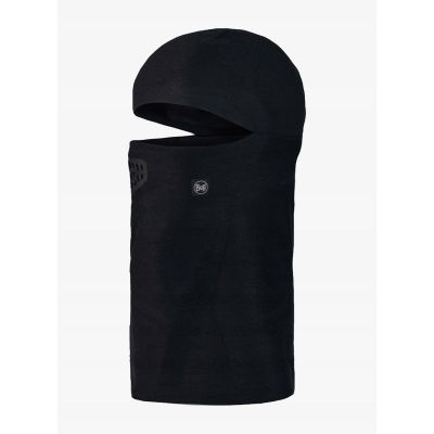 Kominiarka dziecięca Buff Thermonet Hinged Balaclava - solid black
