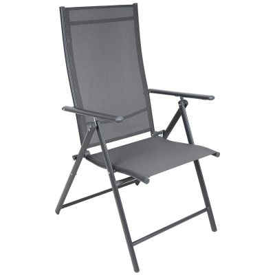 2. KRZESŁO OGRODOWE 57x68x106CM  2xTEXTLINE 7-POZYCYJNE KPL.2SZT