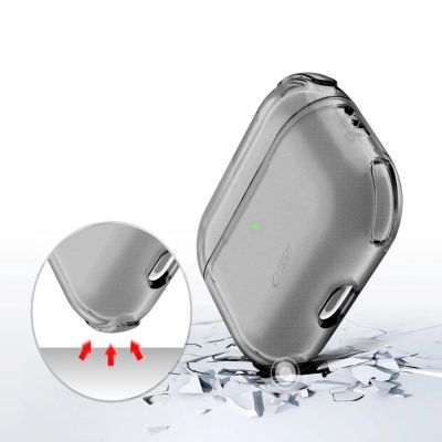 7. Etui Tech-Protect Bounce na AirPods Pro 3 - półprzezroczyste