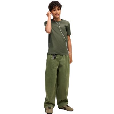 5. Koszulka dla dzieci Puma ESS Small No.1 Logo Centered Tee khaki 692975 86