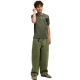 5. Koszulka dla dzieci Puma ESS Small No.1 Logo Centered Tee khaki 692975 86