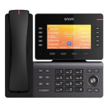Snom D892M telefon VoIP Czarny TFT Wi-Fi