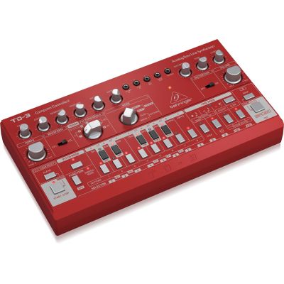 3. Behringer TD-3-RD syntezator Syntezator analogowy Czerwony