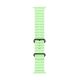 3. Apple Pasek 49mm Neon Żółty Ocean Band - Tytanowy Czarny