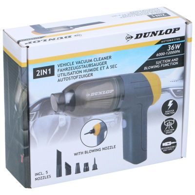 6. ODKURZACZ SAMOCHODOWY RĘCZNY 36W DUNLOP