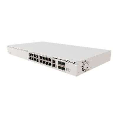 7. Switch Mikrotik CRS320-8P-8B-4S+RM 21p PoE (PoE+: 8; PoE++: 8; ) 600/963W Managed Gigabit/10G