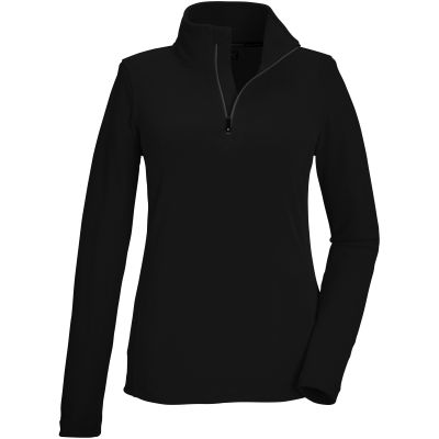 2. Bluza polarowa zapinana na zamek 1/4 damska Killtec KSW 101 czarna