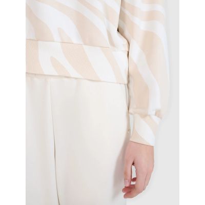 6. Damska bluza dresowa nierozpinana bez kaptura 4F 4FWSS25TSWSF1579-11A