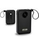 6. Powerbank Dudao K14+ 20000mAh 22.5W USB-C / USB-A / wbudowane kable Lightning i USB-C - czarny