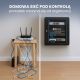 9. Extralink Szafa rack 4U 600x600 Czarna montowana na ścianie