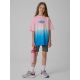 4. T-shirt loose z nadrukiem dziewczęcy 4F 4FJRSS26TTSHF4186-91A