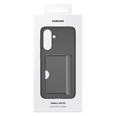 7. Etui Samsung Card Slot Case EF-OA366TBEGWW z kieszenią na karty na Samsung Galaxy A36 5G - czarne