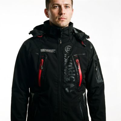 19. Kurtka Geographical Norway Techno Softshell  M WU6068-GN-BLACK