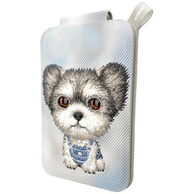 2. Portfel Magnetyczny Nimmy New Big-Eye Cute Pets 2.0 Dog ze stojakiem na telefon - szary