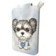 2. Portfel Magnetyczny Nimmy New Big-Eye Cute Pets 2.0 Dog ze stojakiem na telefon - szary