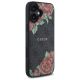 4. Etui Guess 4G Flowers Print MagSafe na iPhone 16 6.1" - czarne