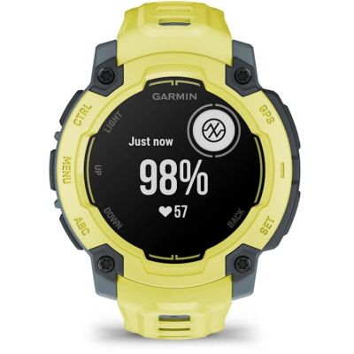 9. Zegarek sportowy Garmin Instinct E 45mm, electric lime