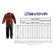 3. Dres Givova Tuta Visa TR018 1210 czerwony/czarny