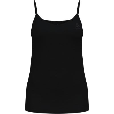 2. Koszulka termoaktywna bez rękawów damska Odlo Merino 160 BL Top V-Neck Singlet czarna