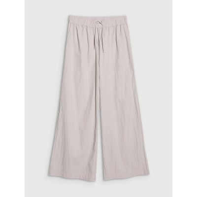 6. Spodnie damskie casual z szerokimi nogawkami 4F 4FWSS25TTROF1012-83S