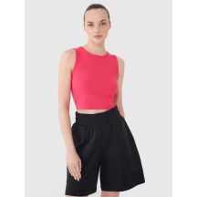 Crop top dzianinowy damski 4F 4FRSS25TSLEF234-54S