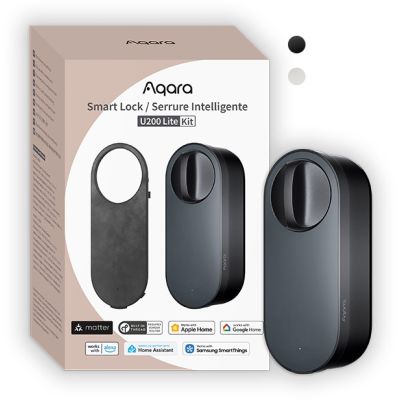 2. Inteligentny zamek do drzwi Aqara Smart Lock U200 Lite Czarny EL-D03D