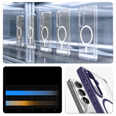 16. Etui Spigen Ultra Hybrid Mag MagSafe na Samsung Galaxy S26+ - przezroczysto-granatowe