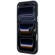 5. Etui BMW Sign Deboss Quilted Metal Logo MagSafe na iPhone 18 Pro Max / 17 Pro Max - ciemnoszare