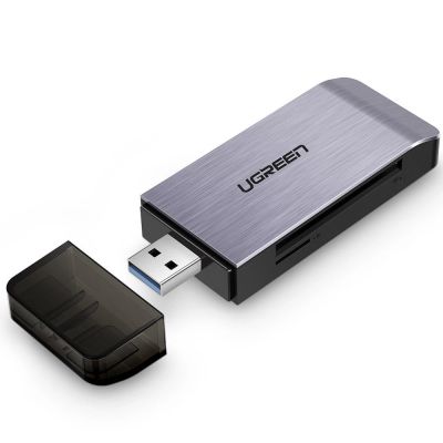 3. Ugreen czytnik kart SD / micro SD / CF / MS na USB 3.0 szary (50541)