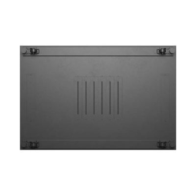 12. Szafa instalacyjna rack stojąca 19" 22U 800x1200 czarna drzwi perforowane Lanberg (flat pack)