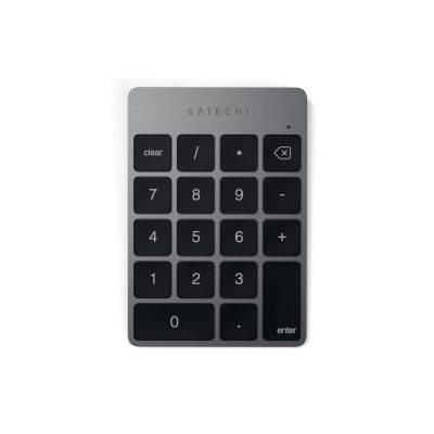 Satechi ST-KSALKPM klawiatura do urządzeń mobilnych Numeryczna Bluetooth Szary