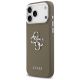 2. Etui Guess Grained Big 4G Classic Logo na iPhone 17 Pro Max - brązowe