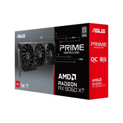 9. ASUS Prime -RX9060XT-O8G AMD Radeon RX 9060 XT 8 GB GDDR6