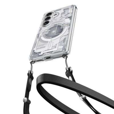 5. Etui Spigen Ultra Hybrid Mag MagSafe na Samsung Galaxy S26+ Zero One - przezroczysto-białe