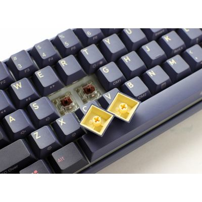 7. Ducky One 3 Mini klawiatura Gaming USB US English Niebieski