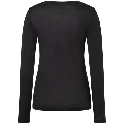 5. Bluza damska Super.natural Outdoor Night LS - jet black/copper/various rozmiar: s