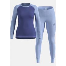 Bielizna termoaktywna - zestaw Odlo Set ACTIVE WARM Special Set roz. S Granatowa
