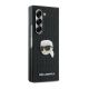 5. Etui Karl Lagerfeld Saffiano Monogram Head Pin na Samsung Galaxy Z Fold 6 - czarne