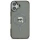 3. Etui Karl Lagerfeld IML Metal Karl Head MagSafe na iPhone 16 - czarne
