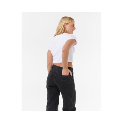 5. Spodnie RIP CURL AGGIE RELAXED JEANS czarne