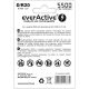 2. Zestaw akumulatorków everActive EVHRL20-5500 (5500mAh ; Ni-MH)