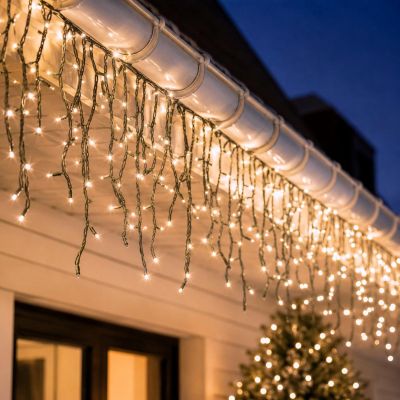 5. ŁAŃCUCH SOLARNY ŚWIETLNY 240 LED CIEPŁY BIAŁY