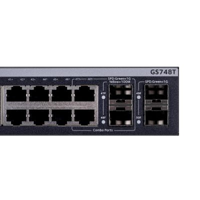 12. Switch Netgear GS748T-600EUS 50p Managed Gigabit