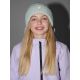 4. Czapka beanie odblaskowa dziewczęca 4F 4FJRAW25ACAPF0750-47S